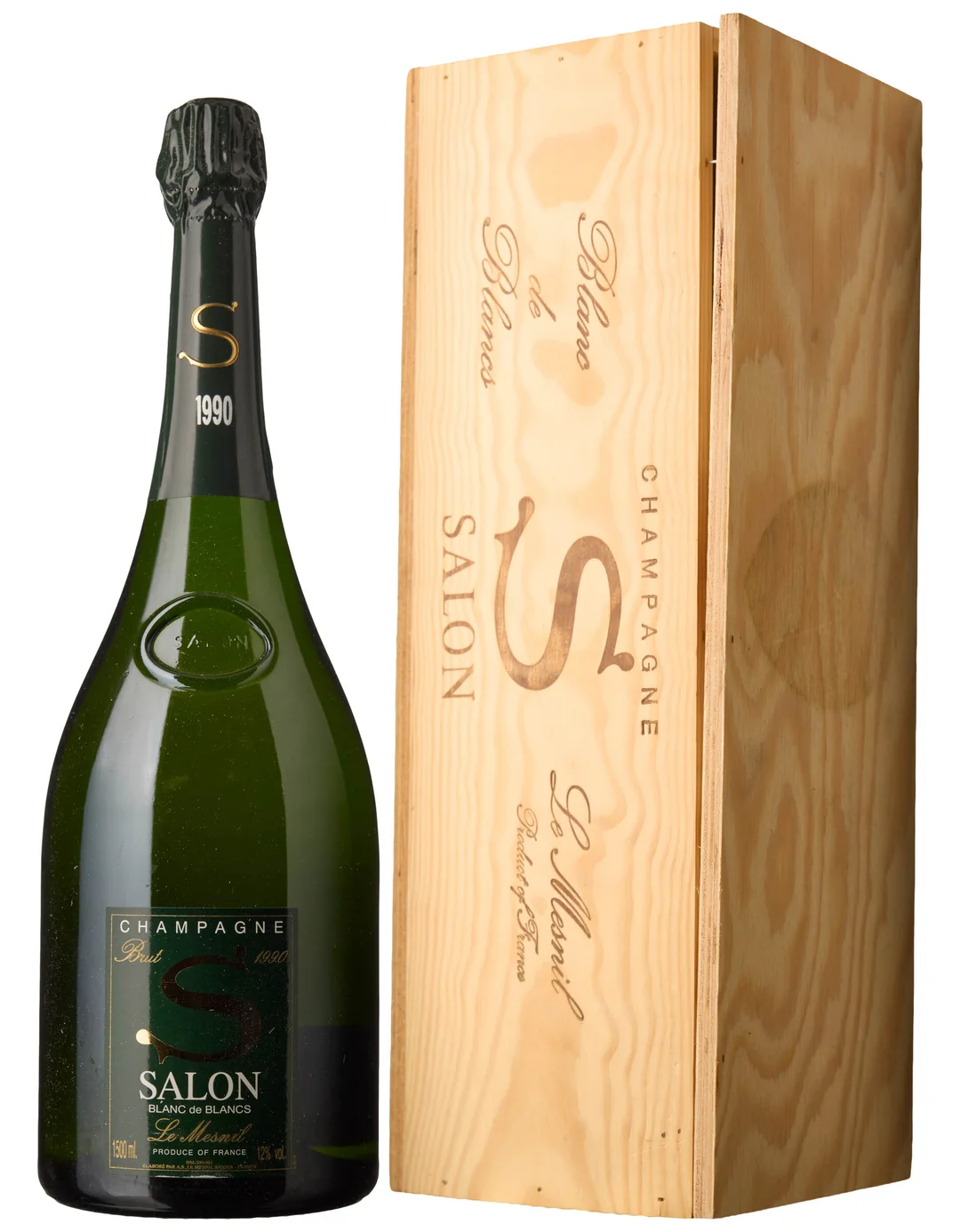 1 x MAG Champagne Le Mesnil Blanc de Blancs Brut 1990, Salon (OWC) — 1 x MAG Champagne Le Mesnil Blanc de Blancs Brut 1990, Salon (OWC) — Vin/Vin — Blomqvist