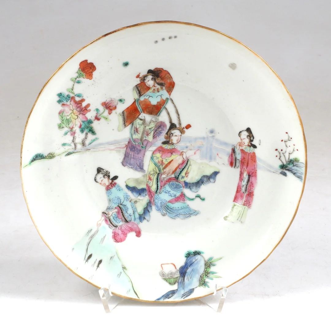 TALLRIK, porslin, Kina, 18/1900-tal. — Ceramics & Porcelain — Stadsauktion Sundsvall