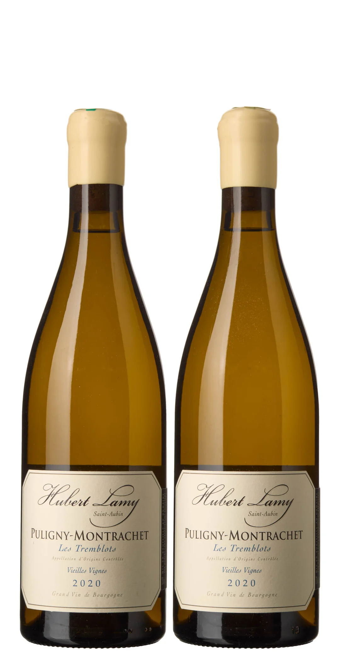 2 x Puligny-Montrachet Les Tremblots Vieilles Vignes 2020, Hubert Lamy — 2 x Puligny-Montrachet Les Tremblots Vieilles Vignes 2020, Hubert Lamy — Vin/Vin — Blomqvist