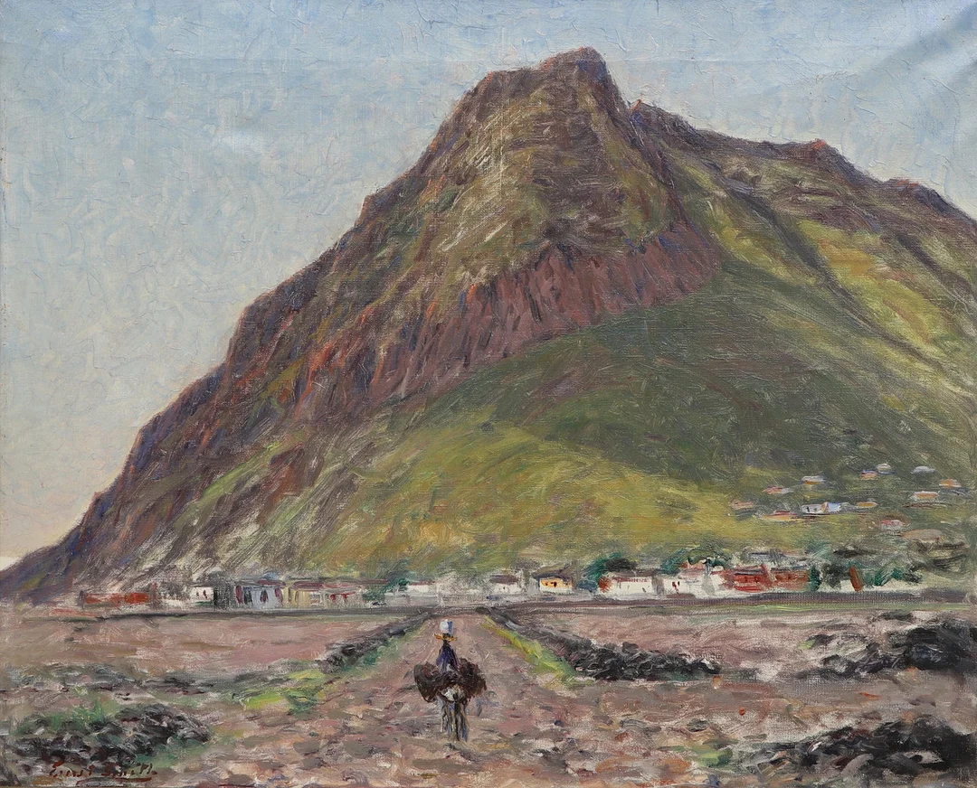 ERNST SMITH. Olja på duk, landskap, signerad. — Paintings — Ekenbergs Auktioner