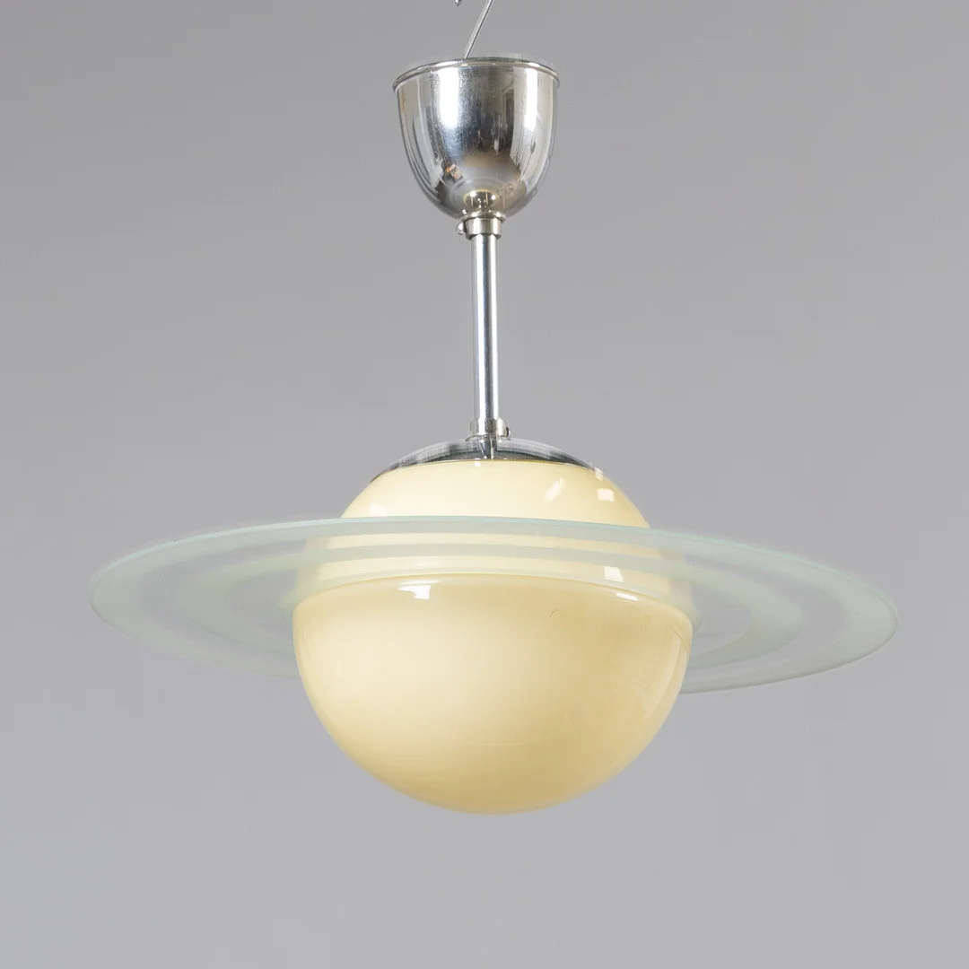 SATURNUSLAMPA, funkis, 1930-tal. — Ceiling lights — Stockholms Auktionsverk Helsingborg