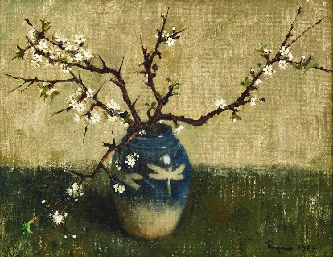RYNO FRIEBERG. ”Slån”. — Paintings — Stockholms Auktionsverk Magasin 5