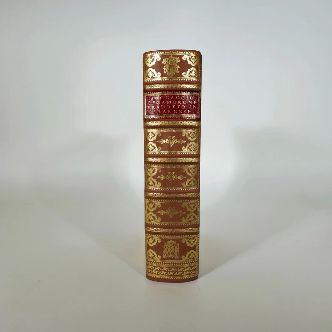 LIBRO FACSÍMIL BOCCACCIO DECAMERONE, TRADOTTO IN FRANCESE (COD. PAL. LAT. 1989). nº 451 de 2990. — Books — Barcelona Auctions