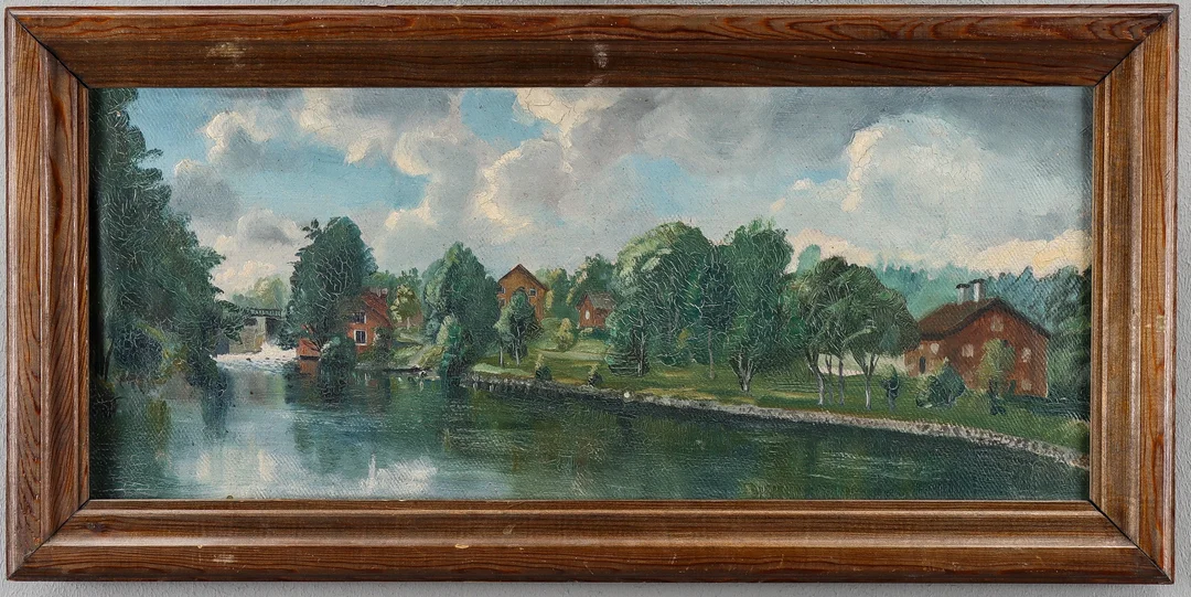SVENSK KONSTNÄR, 1900-talets första hälft. — Paintings — Karlstad Hammarö Auktionsverk