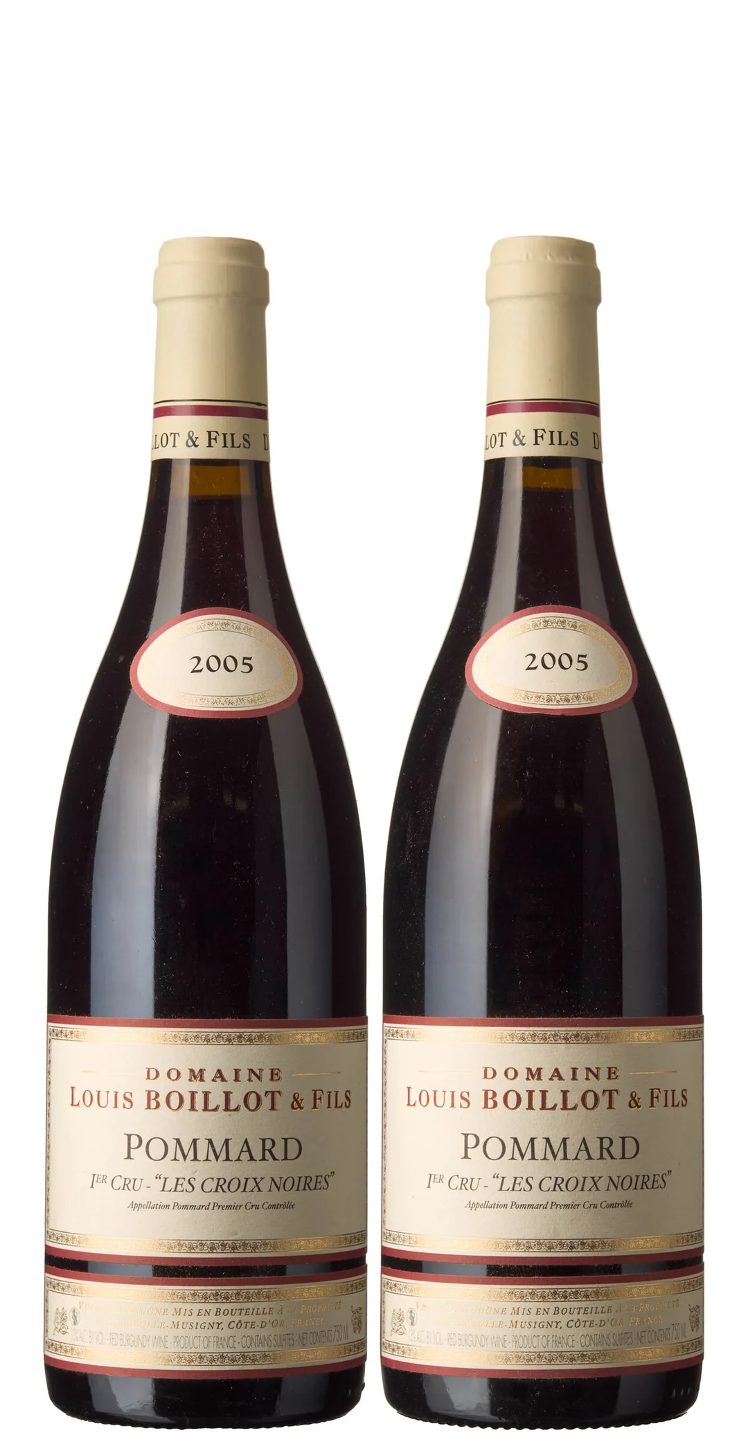 2 x Pommard 1er Cru Les Croix Noires 2005, Louis Boillot & Fils — 2 x Pommard 1er Cru Les Croix Noires 2005, Louis Boillot & Fils — Vin/Vin — Blomqvist