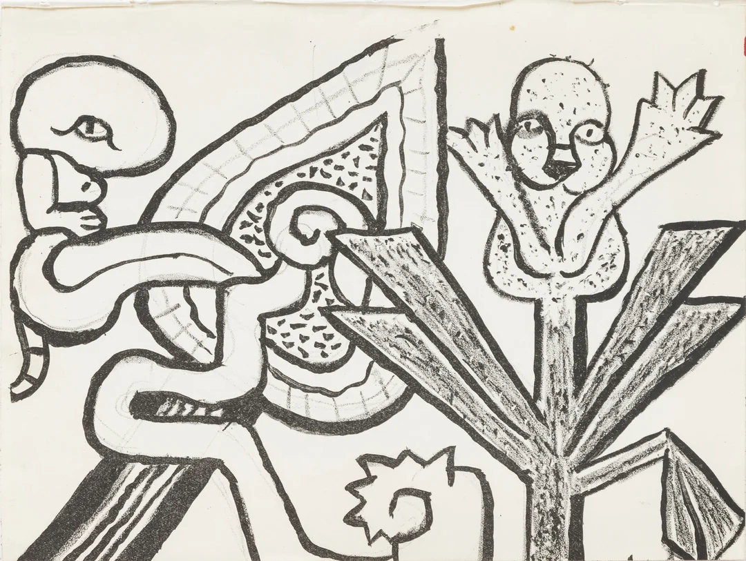 Henry Heerup. Lithographic print 1941. — Paintings and sculptures/Prints and photography — Lauritz