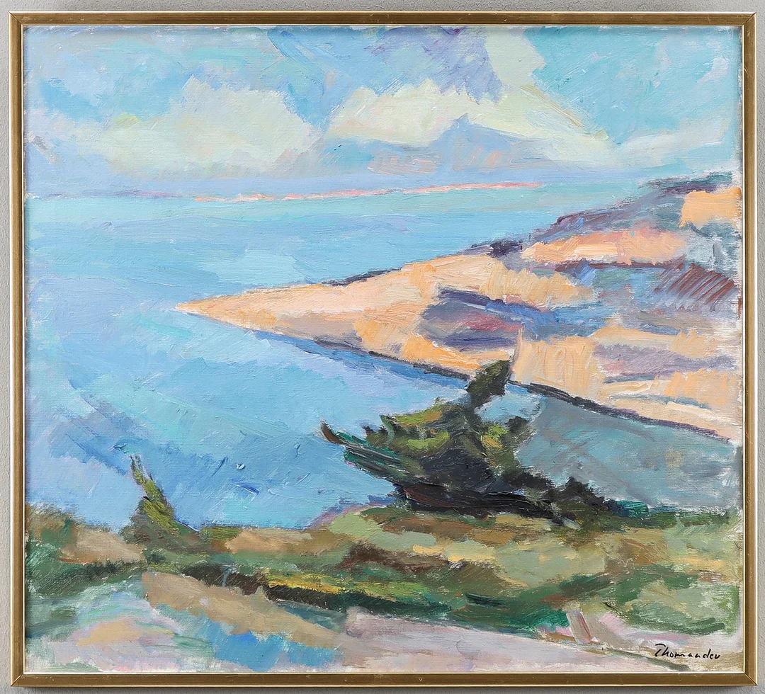 HARRY THOMANDER. Kustlandskap. — Paintings — Karlstad Hammarö Auktionsverk