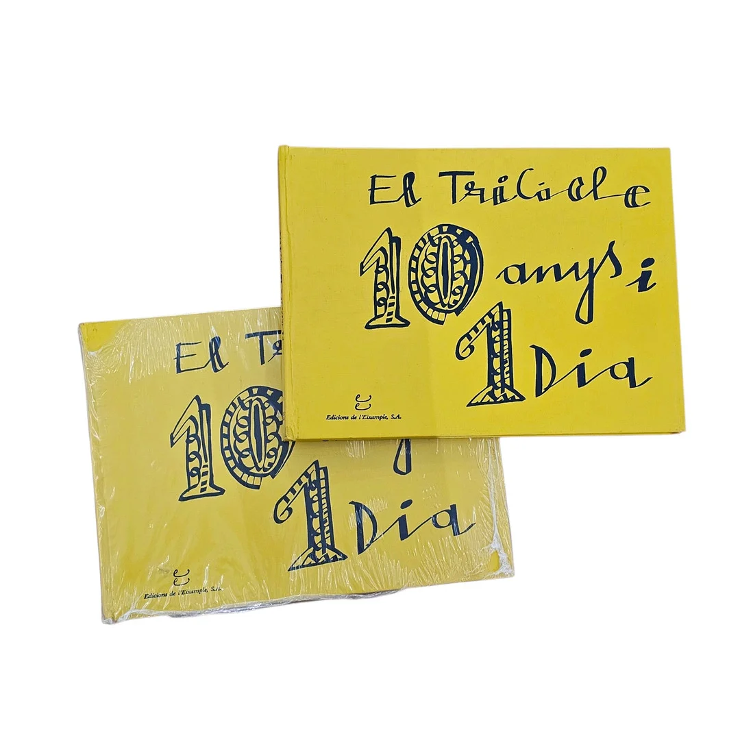 Libro "Tricicle, 10 anys i 1 dia". Con autógrafo de Paco Mir, 1989. — Autographs & Manuscripts — Arce Auctions