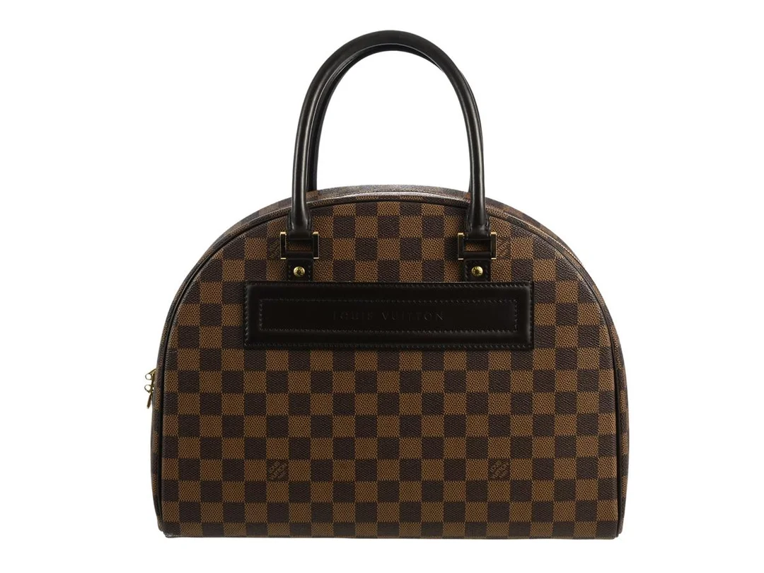 VÄSKA, LOUIS VUITTON, Nolita, Damier Ebene, guldfärgade beslag, 34,5x26x14 cm, märkt SP0939, år 1999, dustbag. — Accessoarer/Väskor — Kaplans