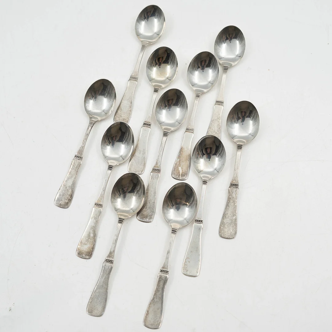 TESKEDAR, Silver, 11 st, MGAB, 1965. — Silver — Norrlands Auktionsverk
