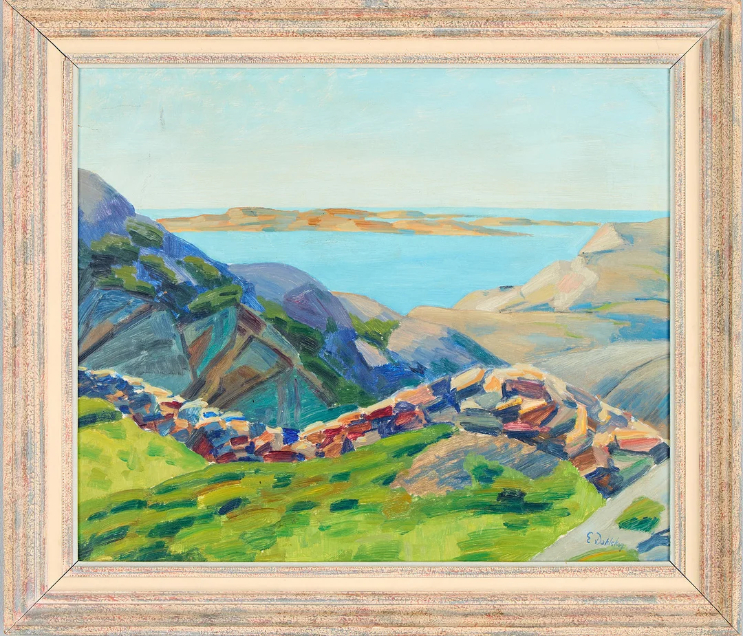 EWALD DAHLSKOG. Kustmotiv. — Paintings — Uppsala Auktionskammare