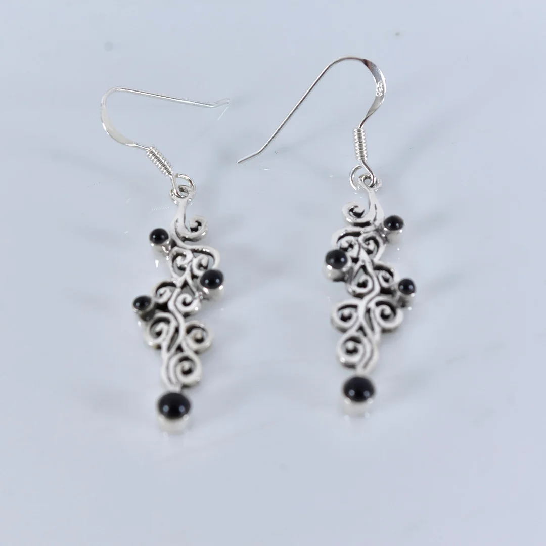 ÖRHÄNGEN, ett par, sterlingsilver. — Earrings — Halmstads Auktionskammare