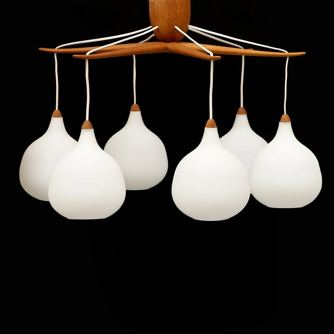 UNO & ÖSTEN KRISTIANSSON. TAKLAMPA, Luxus, Vittsjö. — Ceiling lights — Crafoord Auktioner Malmö