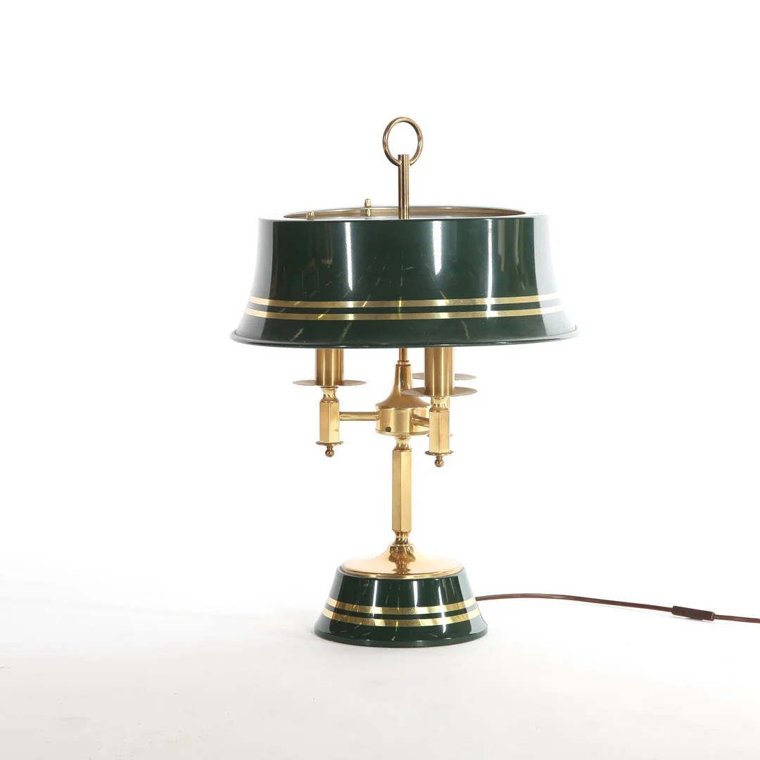 BORDSLAMPA, mässing, 1900-talets senare del. — Table Lamps — Auktionsverket Engelholm