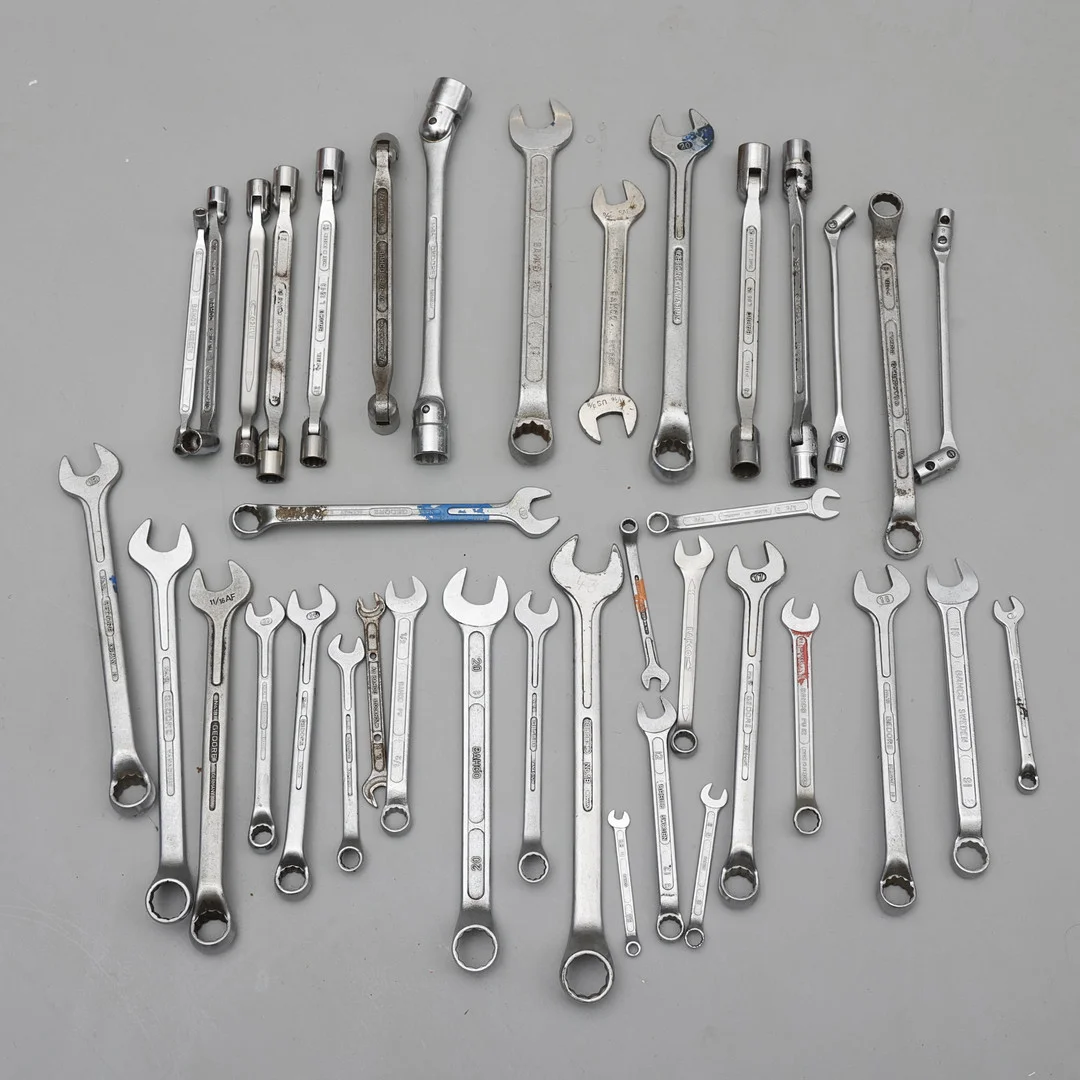 LED/U-RINGNYCKLAR, 38 stycken, Bahco samt Gedore. — Modern Tools — Södermanlands Auktionsverk