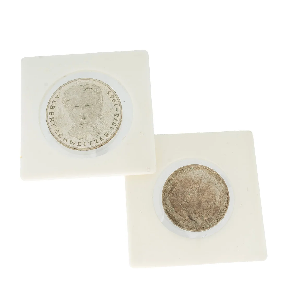 SILVERMYNT, Tyskland. — Coins & Banknotes — Norrlands Auktionsverk