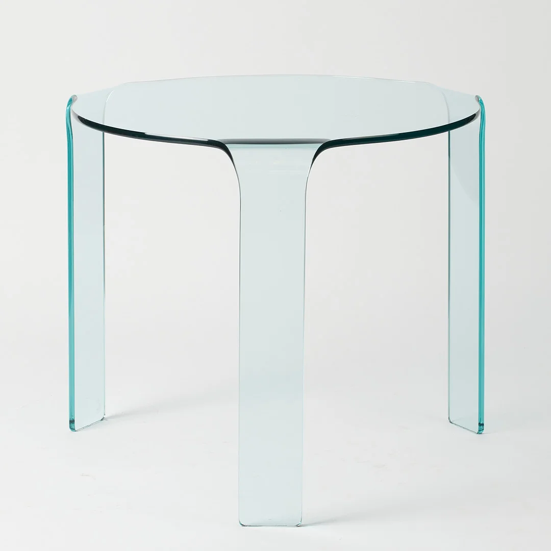 VITTORIO LIVI. Fiam, Esstisch, Modell 'Ragno', Glas, Entwurf 1984, Italien. — Tables — Stockholms Auktionsverk Köln
