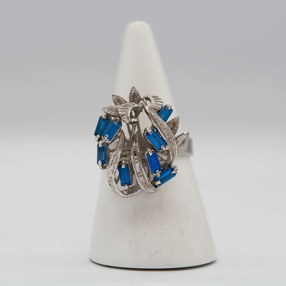 RING AUS 8 KARAT GOLD MIT BLAUEN TURMALIN. — Rings — Kunst- und Auktionshaus Kleinhenz