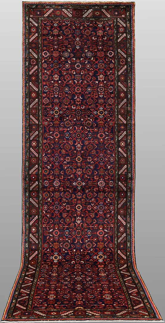 ORIENTMATTA. Hamadan gallerimodell signerad, 445 x 108 cm. — Carpets — Gomér & Andersson Nyköping