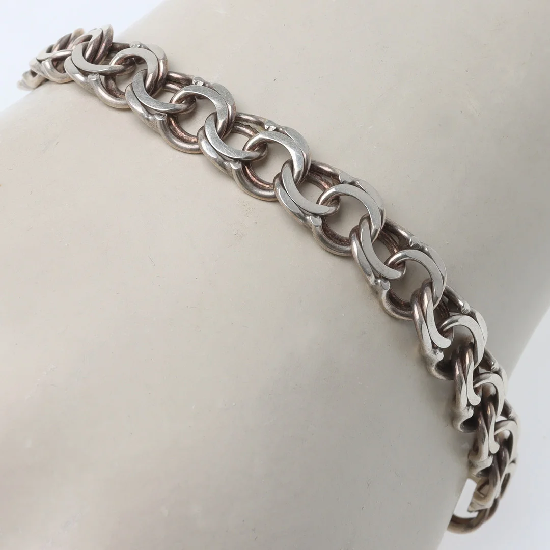 ARMBAND, sterlingsilver, bismarcklänk, GFAB. — Bracelets — Ekenbergs Auktioner