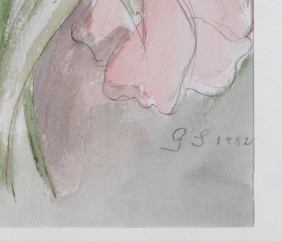 Rote Tulpen, monogrammiert. — Paintings — Auktionshaus Bossard