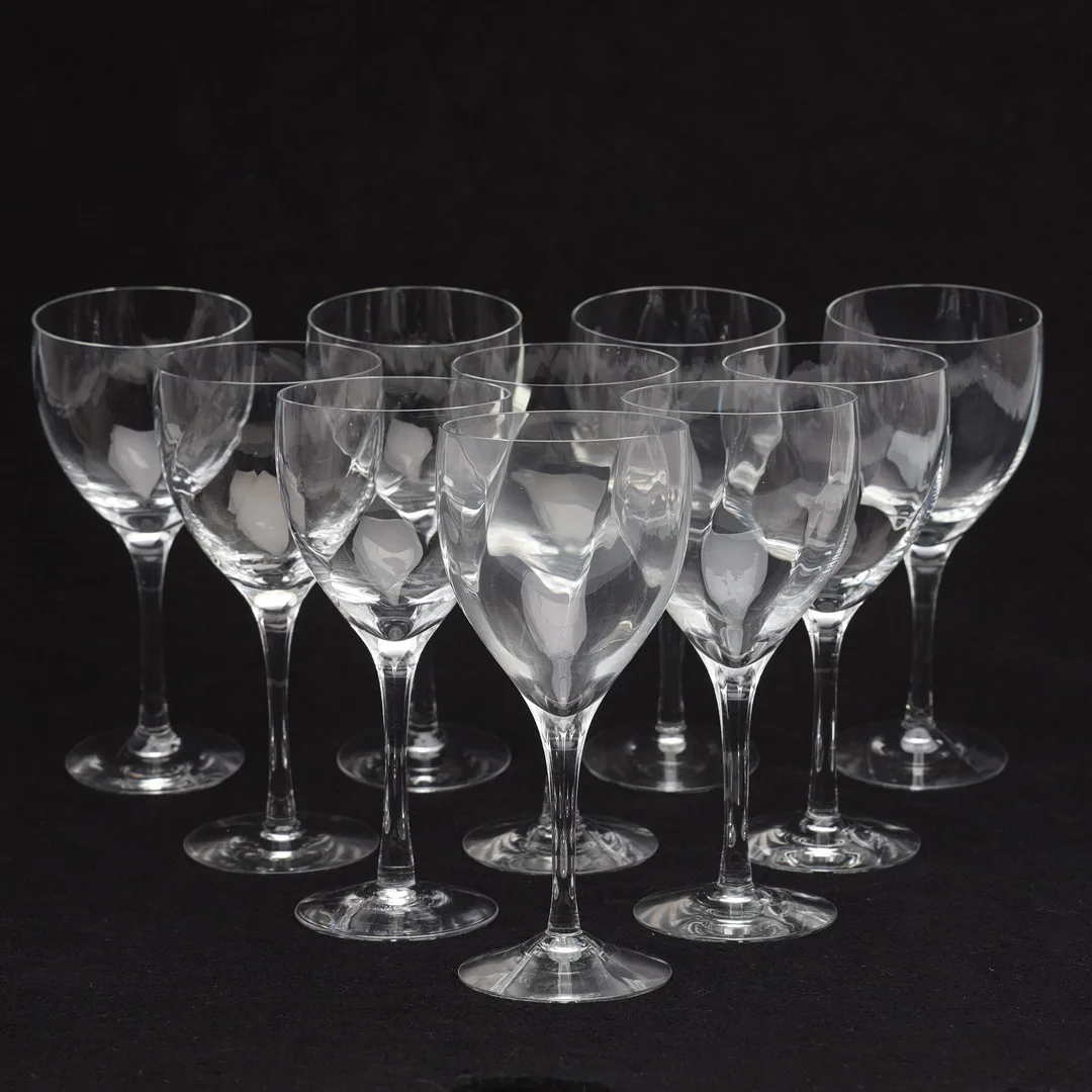 BERTIL VALLIEN. RÖDVINSGLAS, 10 stycken, "Chateau", Kosta Boda. — Utility glass — Borås Auktionshall
