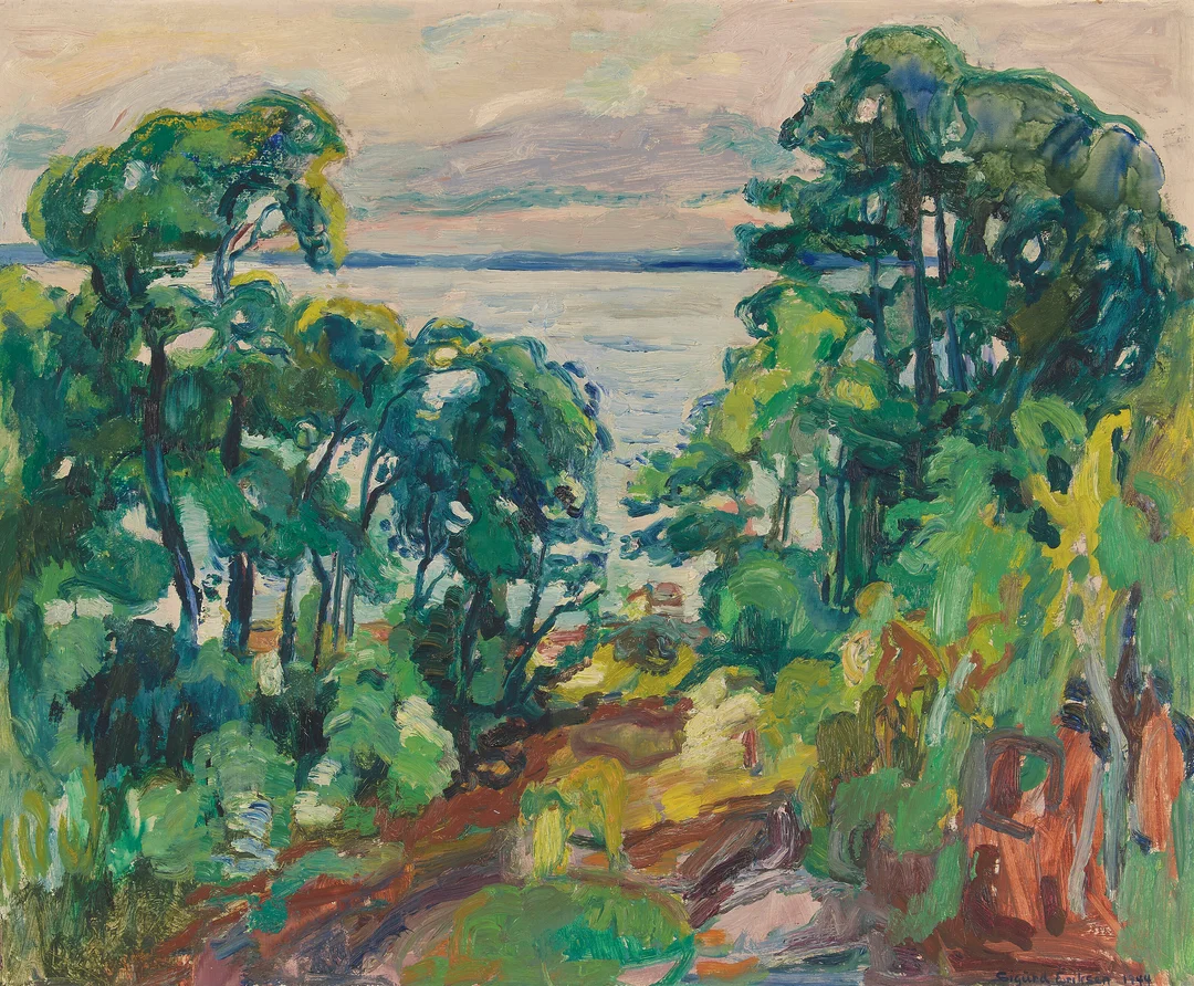 Eriksen, Sigurd — Skogholt, 1944 — Kunst/Maleri — Blomqvist