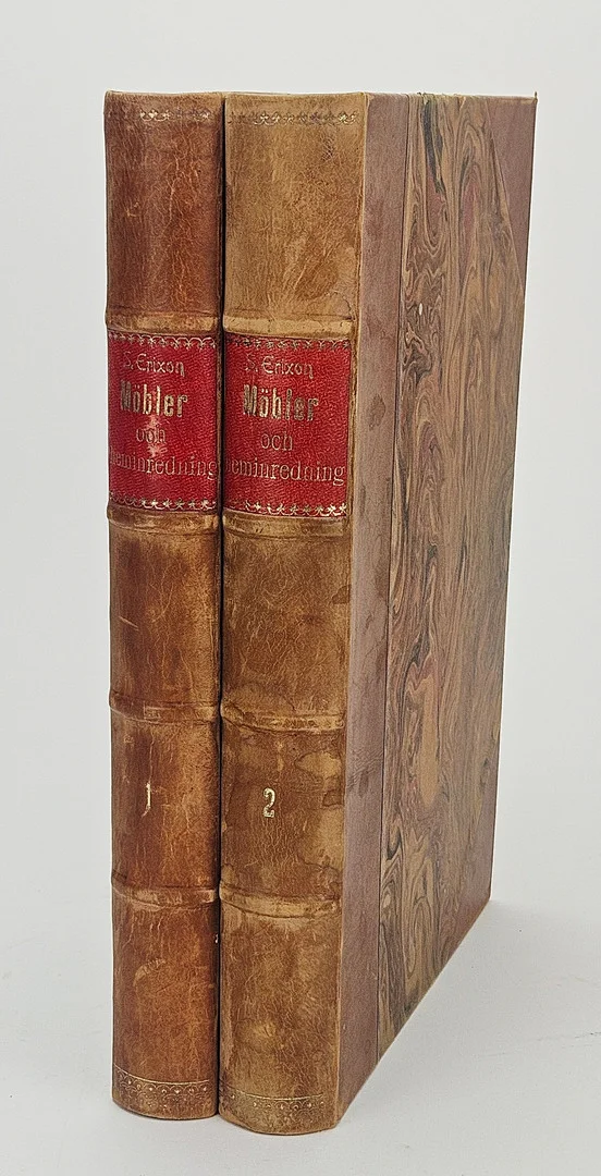 BÖCKER, 2 st, Möbler och heminredning i Svenska bygder, del 1-2, Sigurd Erixson, Stockholm 1925-1926. — Books — Auktionshuset Thörner & Ek