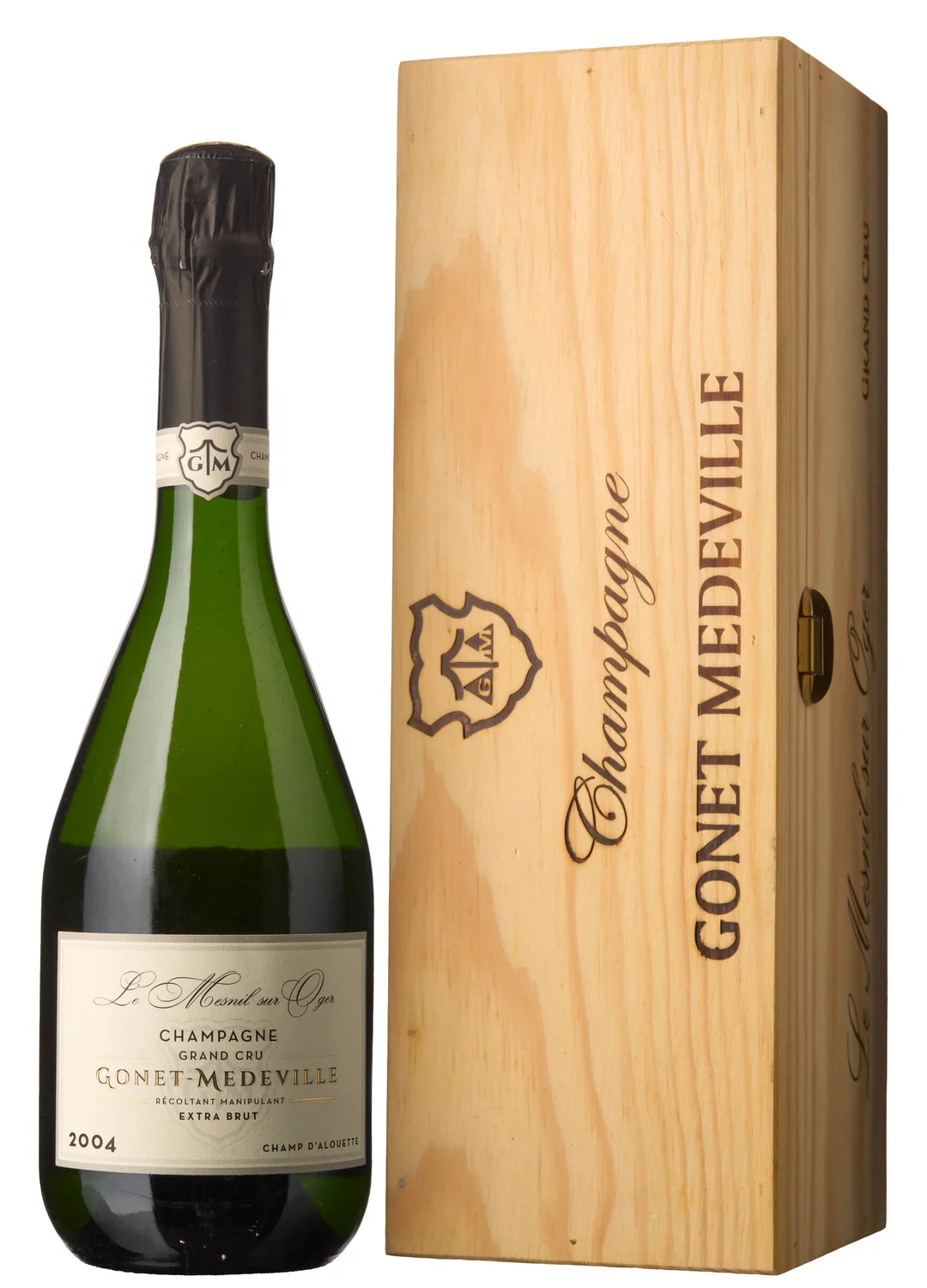 1 x Champagne Le Mesnil sur Oger Champ d'Alouette Extra Brut 2004, Gonet-Medeville (OWC) — 1 x Champagne Le Mesnil sur Oger Champ d'Alouette Extra Brut 2004, Gonet-Medeville (OWC) — Vin/Vin — Blomqvist