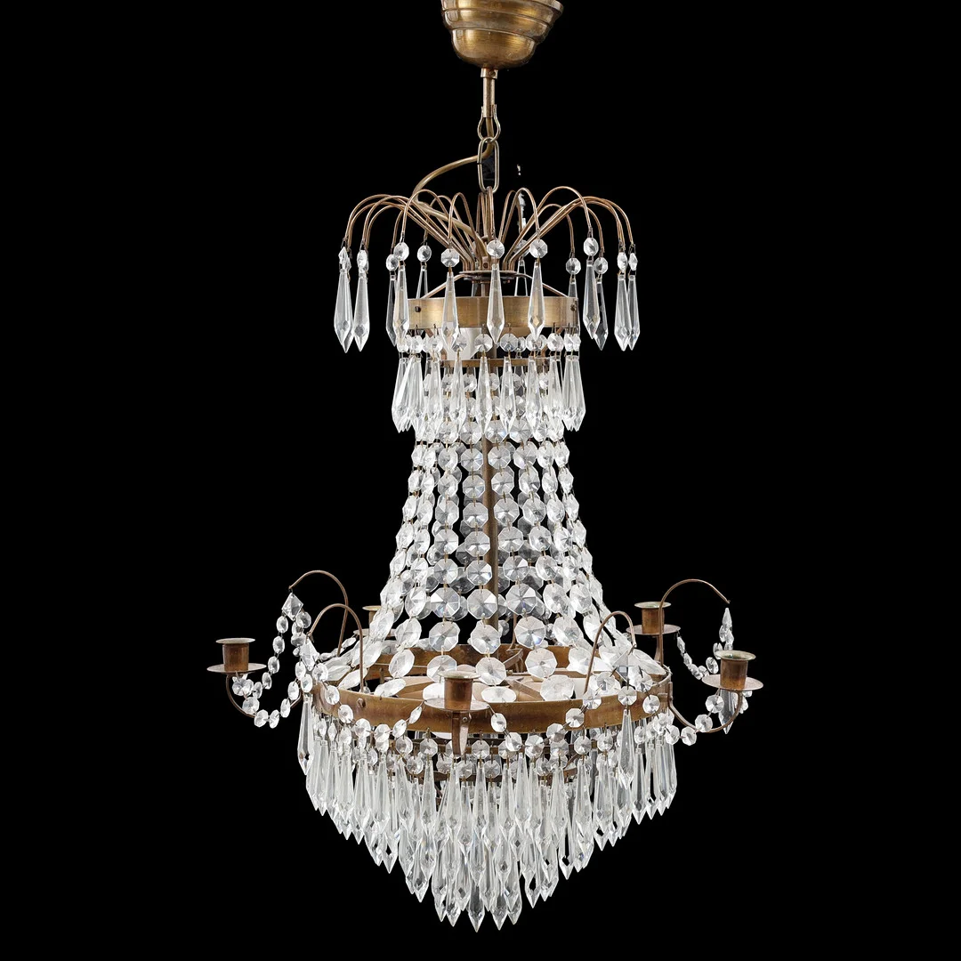 LJUSKRONA, empirestil, 19/2000-tal. — Chandeliers — Göteborgs Auktionsverk