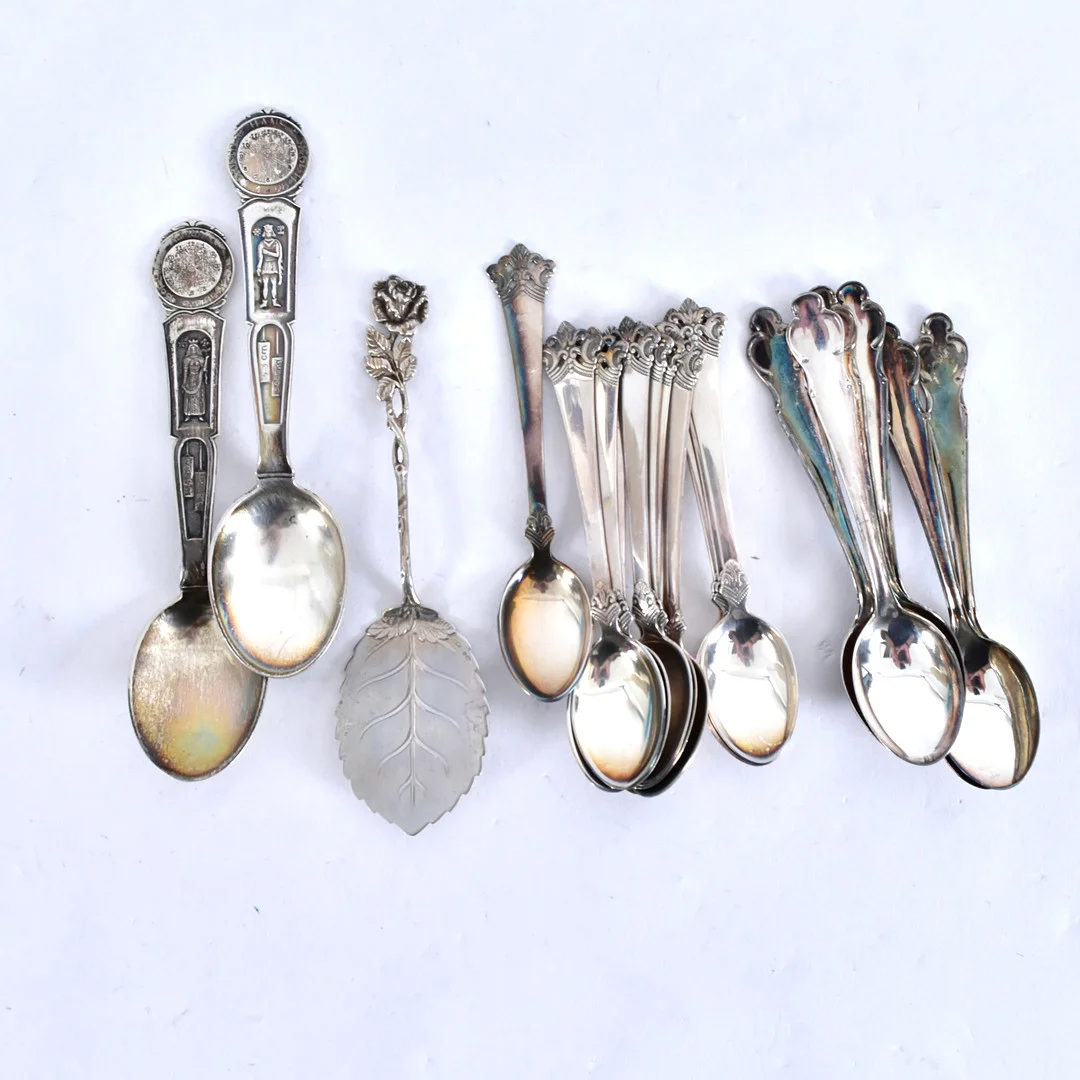 PARTI SKEDAR; silver. — Silver — Halmstads Auktionskammare