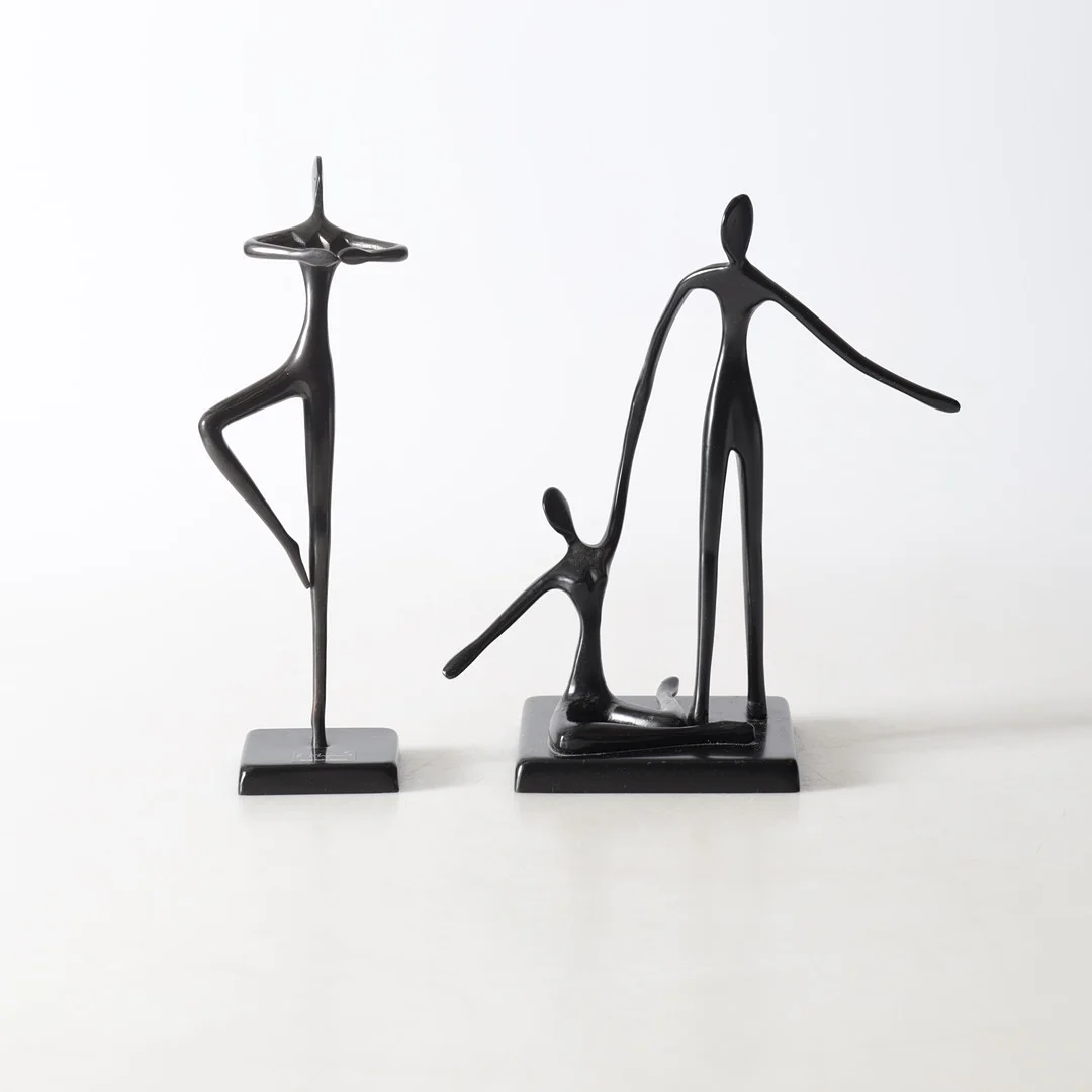 BODRUL KHALIQUE. Skulpturer, 2 st. Ikea. — Sculptures & Bronzes — Gomér & Andersson Nyköping
