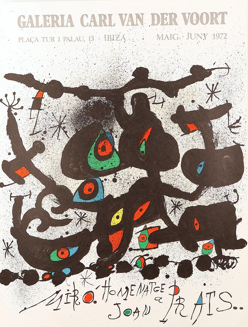 JOAN MIRÓ. "Miró. Homenatge a Joan Prats". — Engravings & Prints — Barcelona Auctions