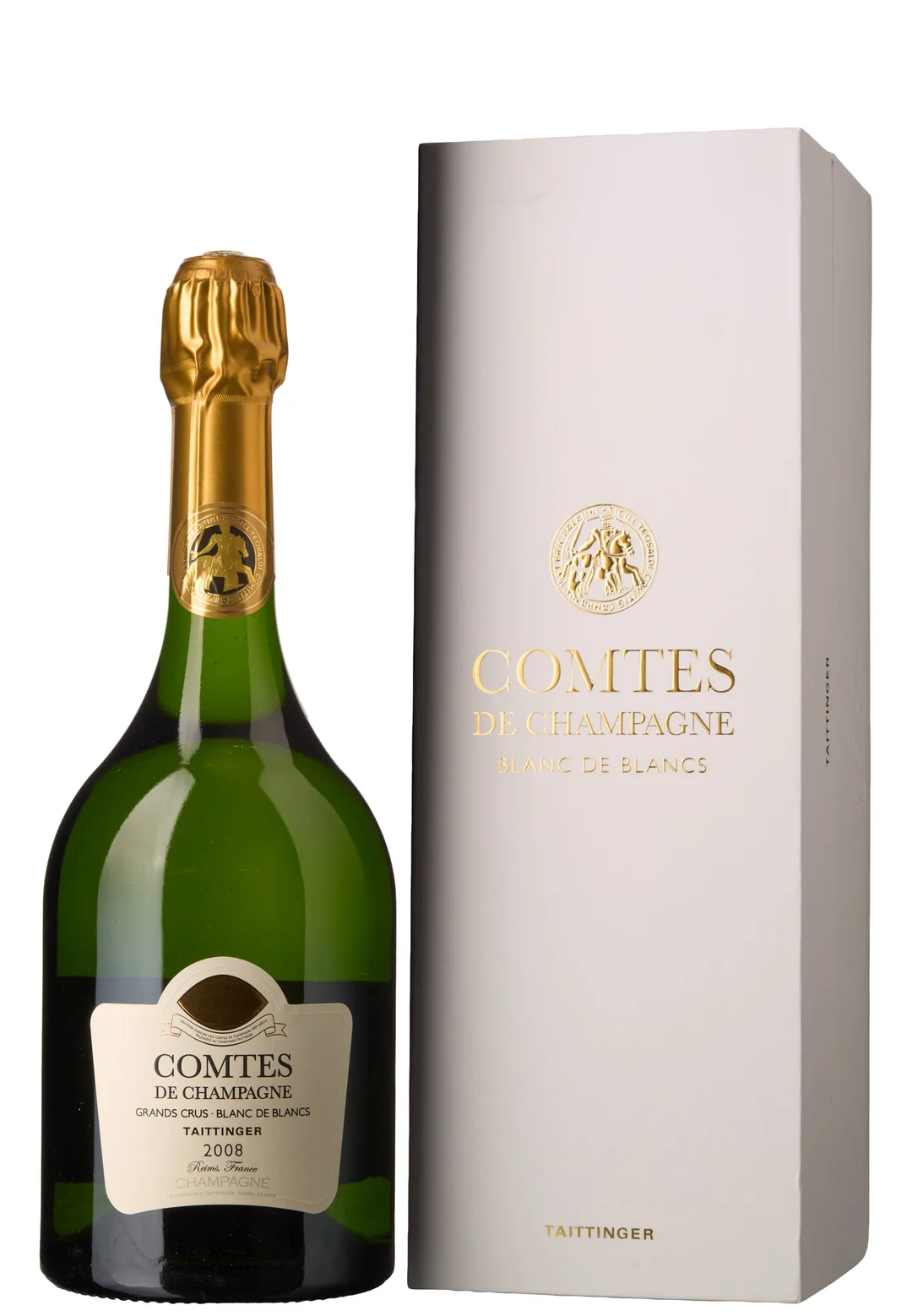 1 x Champagne Comtes de Champagne Blanc de Blancs Brut 2008, Taittinger (OB) — 1 x Champagne Comtes de Champagne Blanc de Blancs Brut 2008, Taittinger (OB) — Vin/Vin — Blomqvist