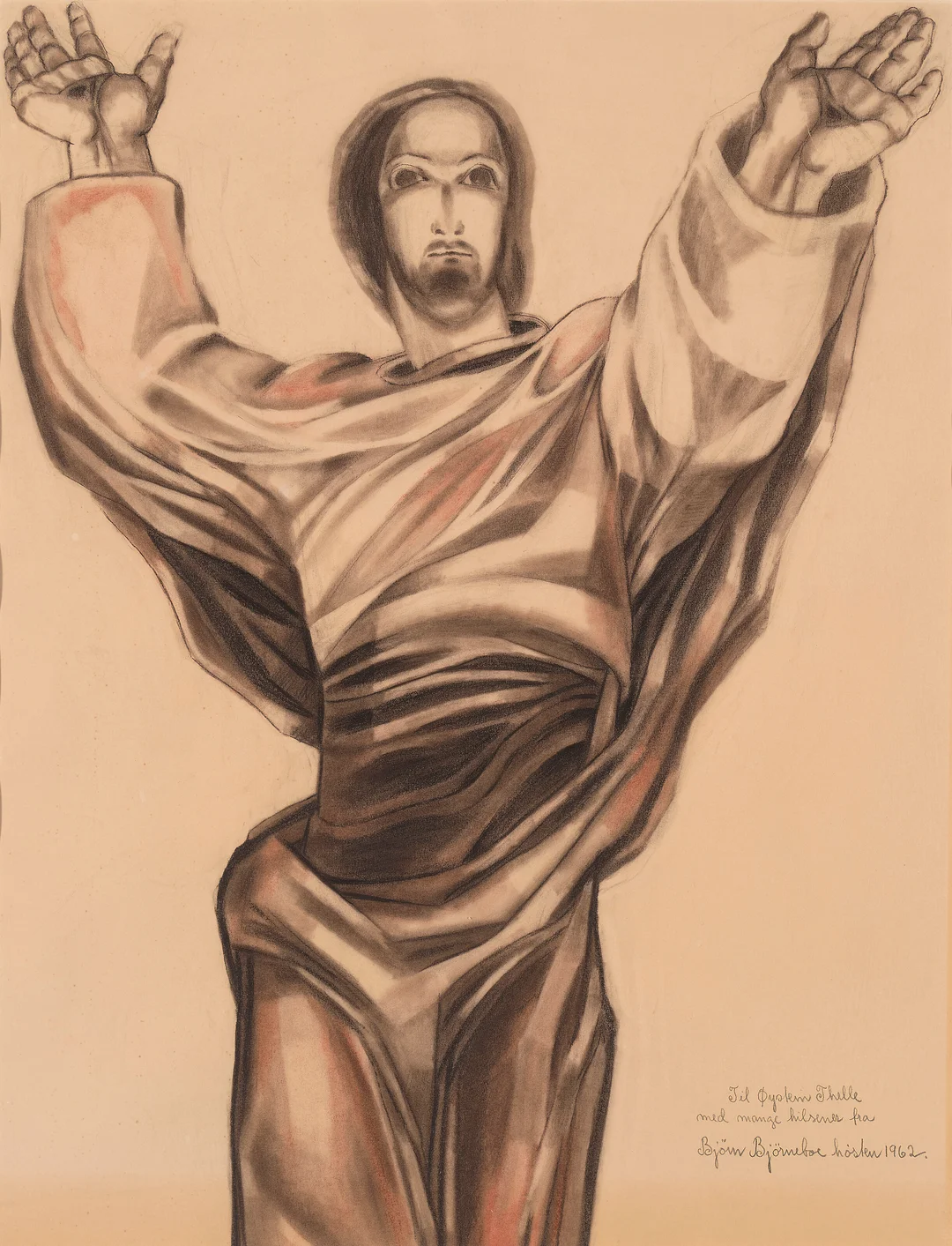 Bjørneboe, Bjørn — Jesus, 1962 — Kunst/Øvrig billedkunst — Blomqvist