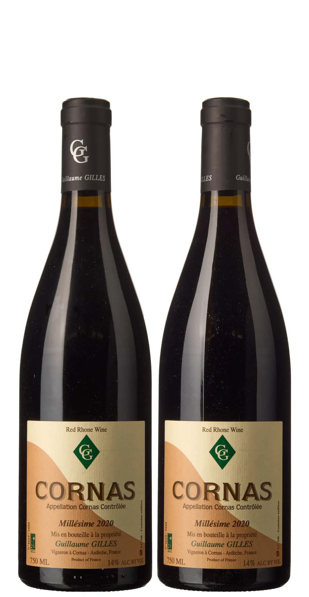 2 x Cornas 2020, Guillaume Gilles — 2 x Cornas 2020, Guillaume Gilles — Vin/Vin — Blomqvist