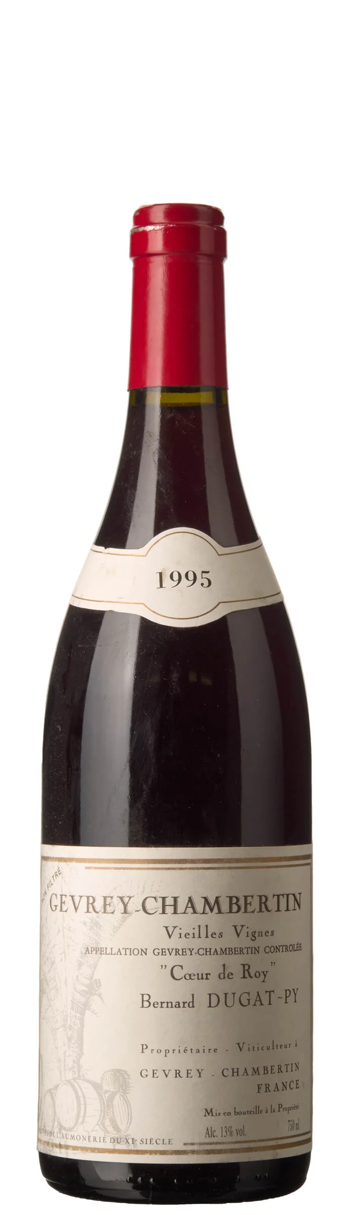 1 x Gevrey-Chambertin Coeur de Roy Vieilles Vignes 1995, Bernard Dugat-Py — 1 x Gevrey-Chambertin Coeur de Roy Vieilles Vignes 1995, Bernard Dugat-Py — Vin/Vin — Blomqvist