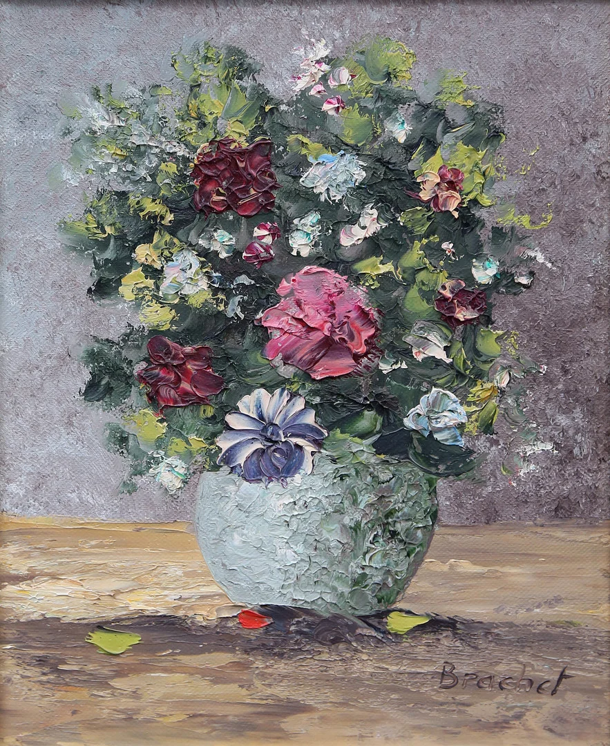 BRACHET. Flowers vase. — Paintings — Balclis