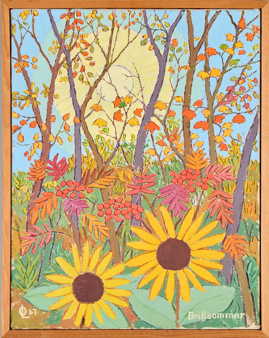OSCAR LUKS LUNDEFJORD (1908-1972). "Brittsommar". — Paintings — Uppsala Auktionskammare