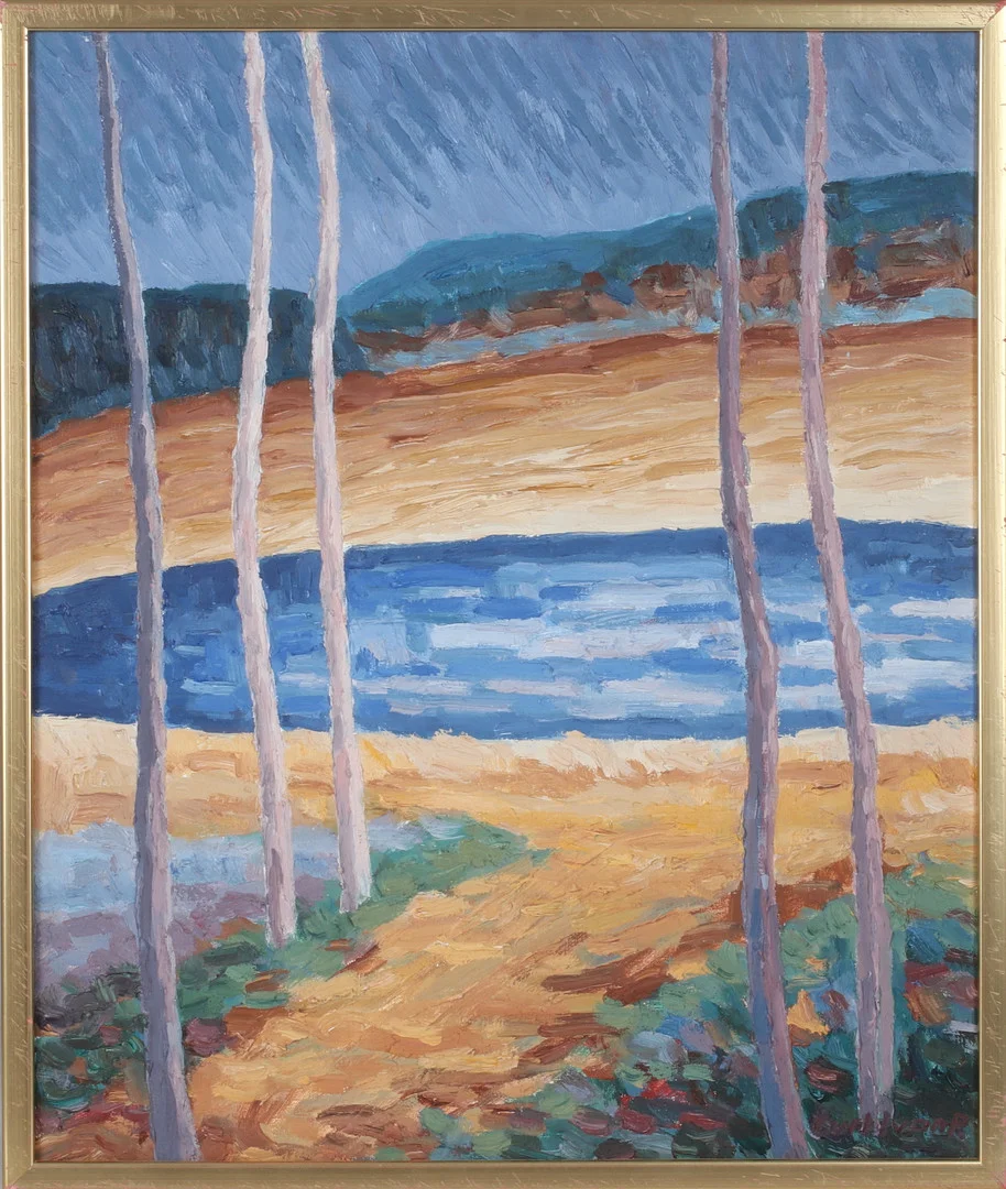 CURT IVAN PÅLSSON. "Mot vintervila", olja på duk, signerad. — Paintings — Stadsauktion Sundsvall