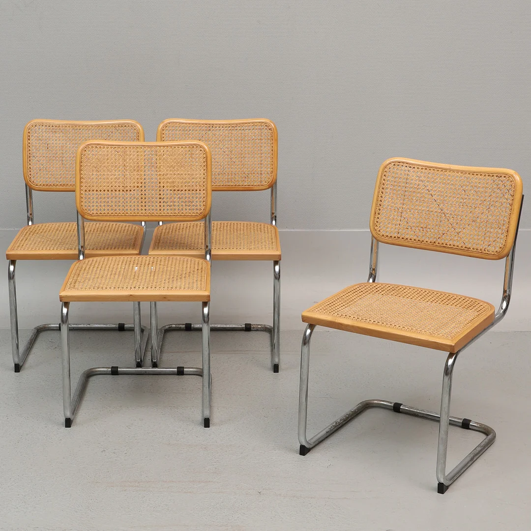 STOLAR, 4 st, Bauhausmodell, 1900-talets senare del. — Armchairs & Chairs — Ekenbergs Auktioner