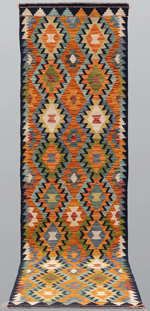 ORIENTMATTA. Kelim Klassisk design gallerimodell, 294 x 83 cm. — Carpets — Gomér & Andersson Nyköping