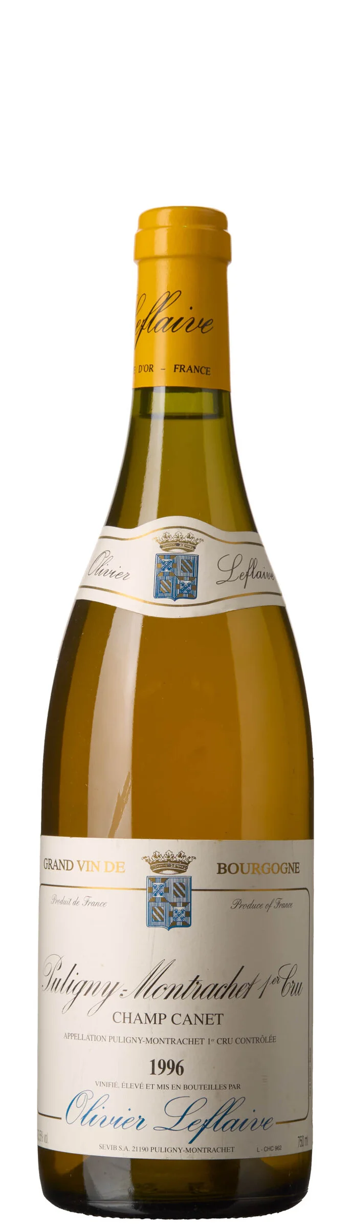 1 x Puligny-Montrachet 1er Cru Champ Canet 1996, Olivier Leflaive — 1 x Puligny-Montrachet 1er Cru Champ Canet 1996, Olivier Leflaive — Vin/Vin — Blomqvist