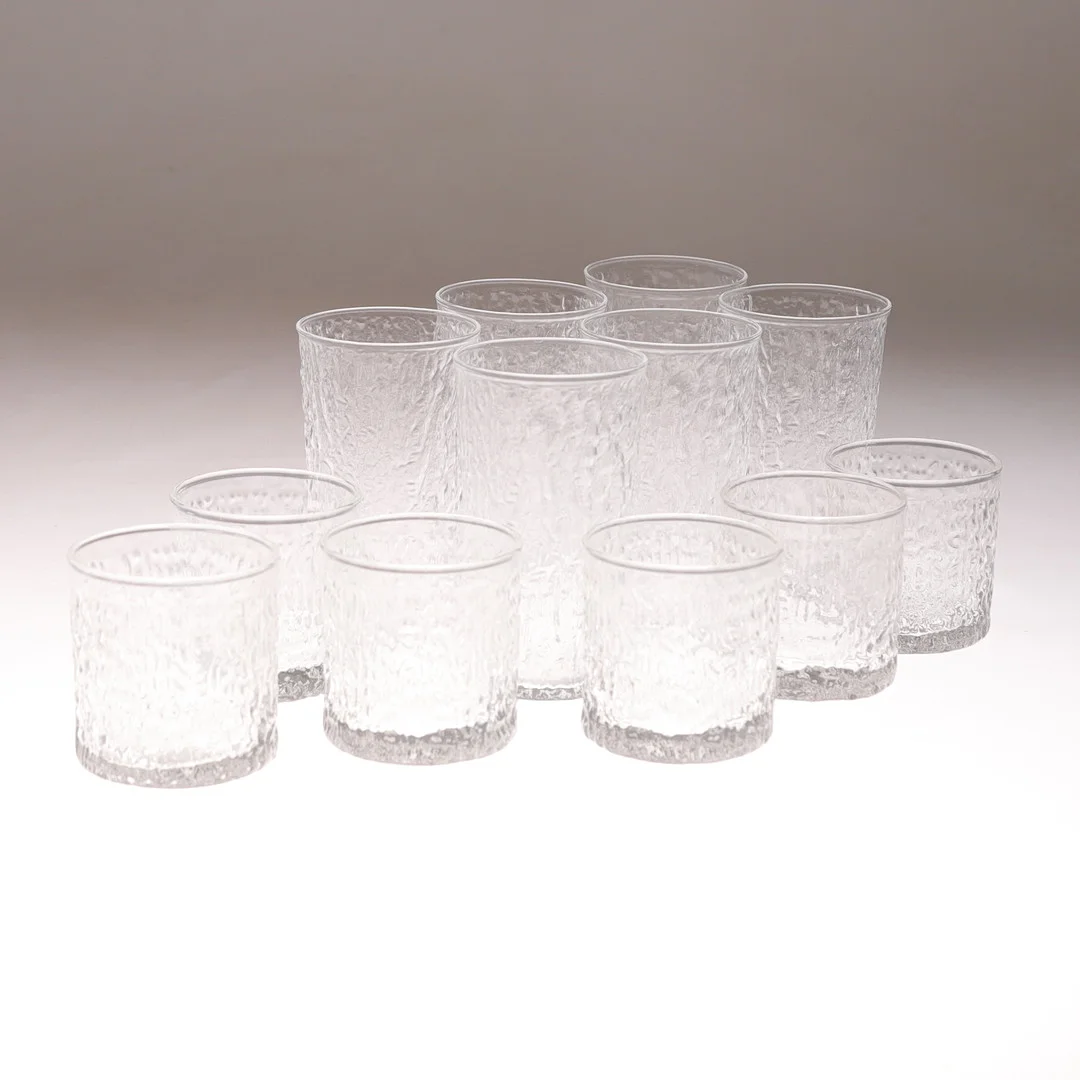 GLAS, 12 (6+6) st, "Siesta", Ravenhead, 1900-talets andra hälft. — Utility glass — Gomér & Andersson Norrköping