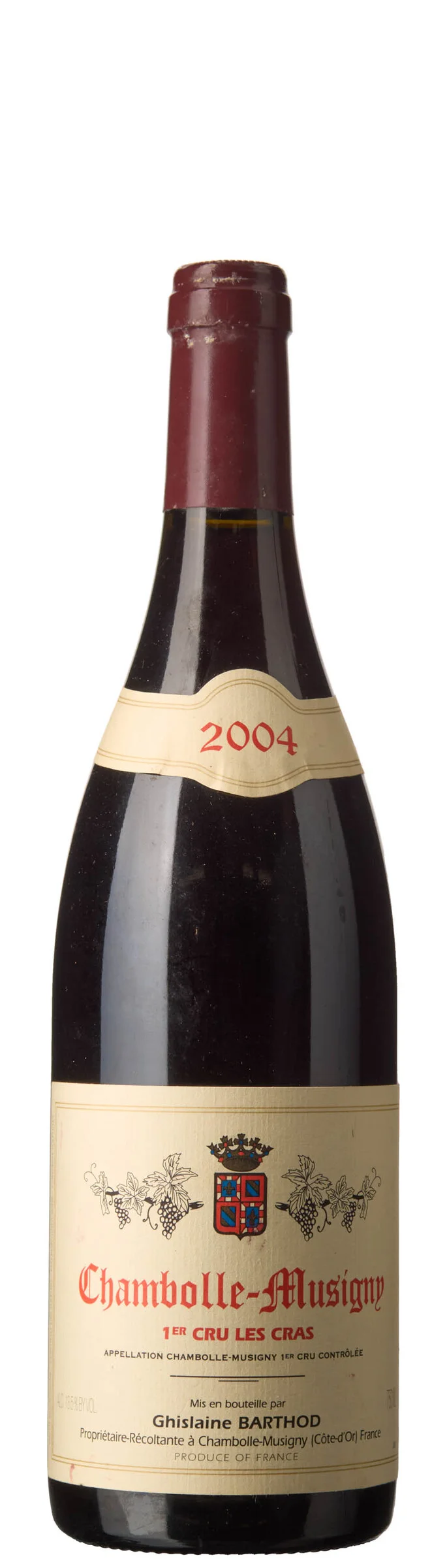 1 x Chambolle-Musigny 1er Cru Les Cras 2004, Ghislaine Barthod — 1 x Chambolle-Musigny 1er Cru Les Cras 2004, Ghislaine Barthod — Vin/Vin — Blomqvist