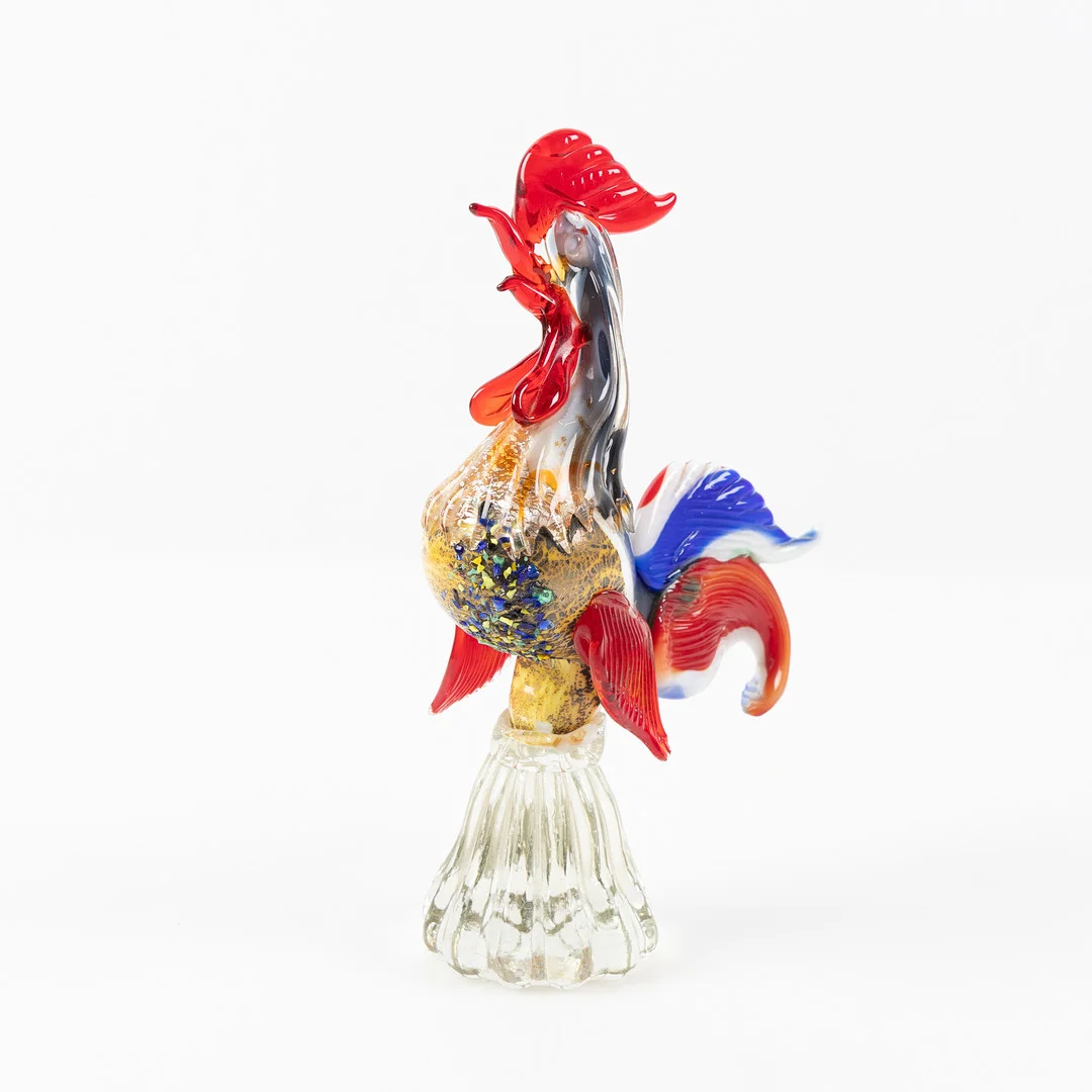 FIGURIN, Murano, Italien, tupp i glas, 1900-talets andra hälft. — Art glass — Stockholms Auktionsverk Helsingborg