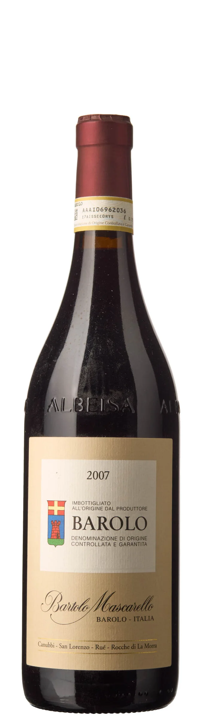 1 x Barolo 2007, Bartolo Mascarello — 1 x Barolo 2007, Bartolo Mascarello — Vin/Vin — Blomqvist
