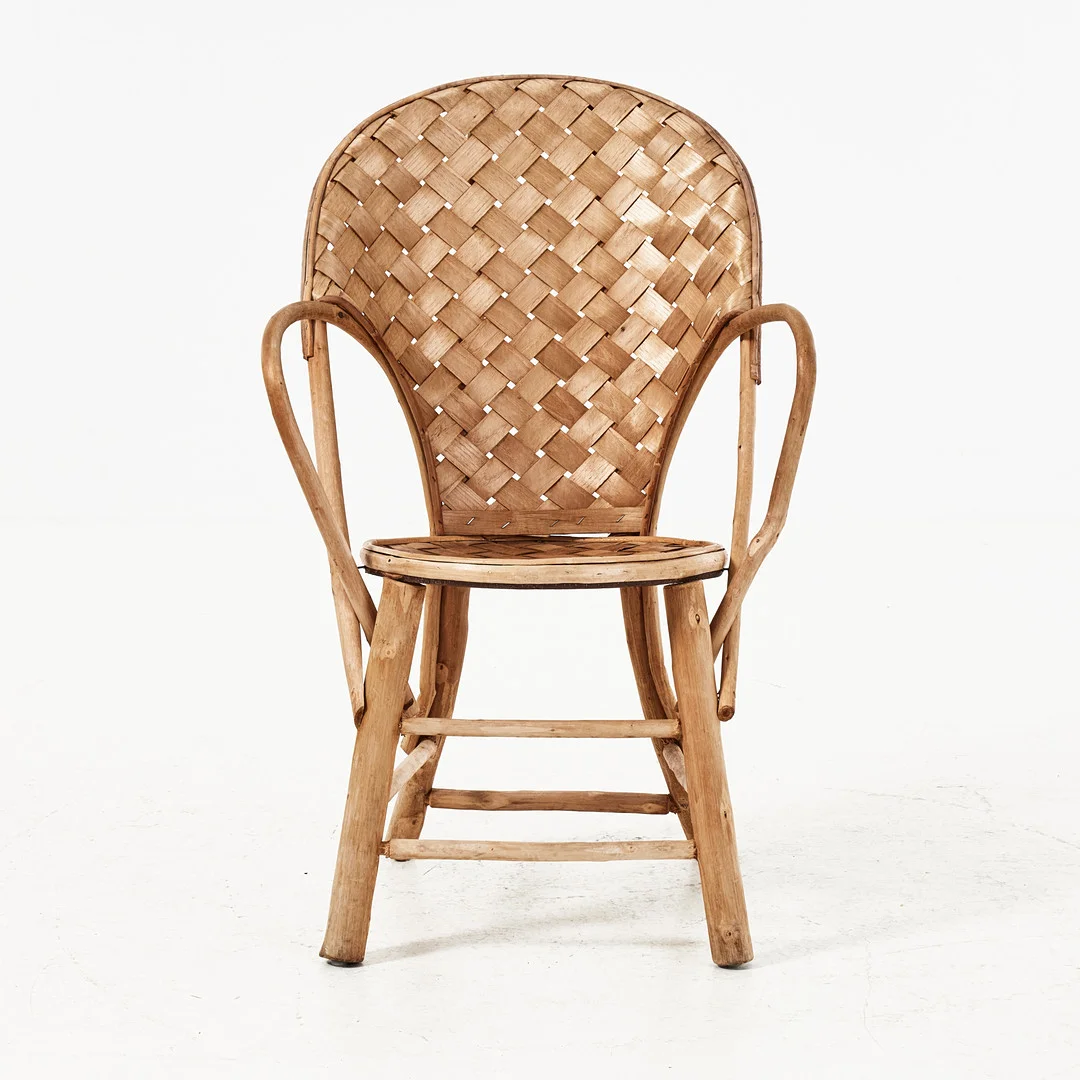 GÖSTA WESTERBERG, "LC-Stolen", karmstol, 1900-talets andra hälft, stomme i rotting. — Armchairs & Chairs — Stockholms Auktionsverk Magasin 5