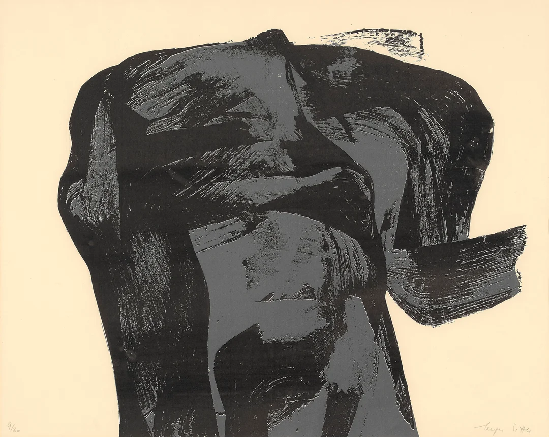Sitter, Inger — "Uten tittel" 1969 — Kunst/Grafikk — Blomqvist