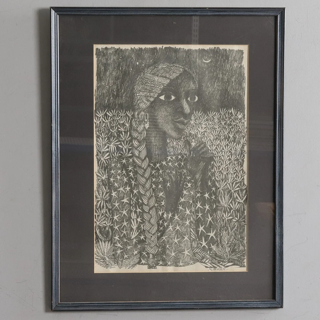KARIN WARD. Tryck," Kairo" signerad. — Engravings & Prints — Örebro Stadsauktioner